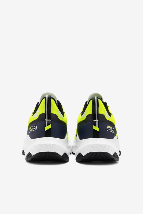 Yellow / Black / White Men's Fila Tactik 3 Impulse Sneakers | Fila140KW