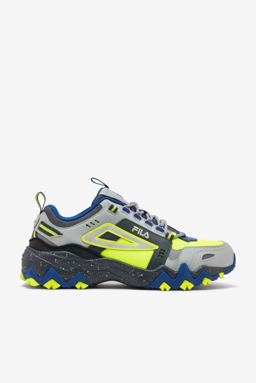 Yellow / Dark Grey / Blue Men\'s Fila Oakmont TR Sneakers | Fila428PV