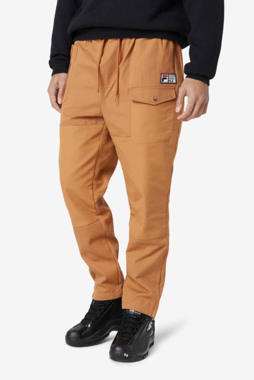 Yellow Men's Fila Amazon Cargo Pants | Fila763XP