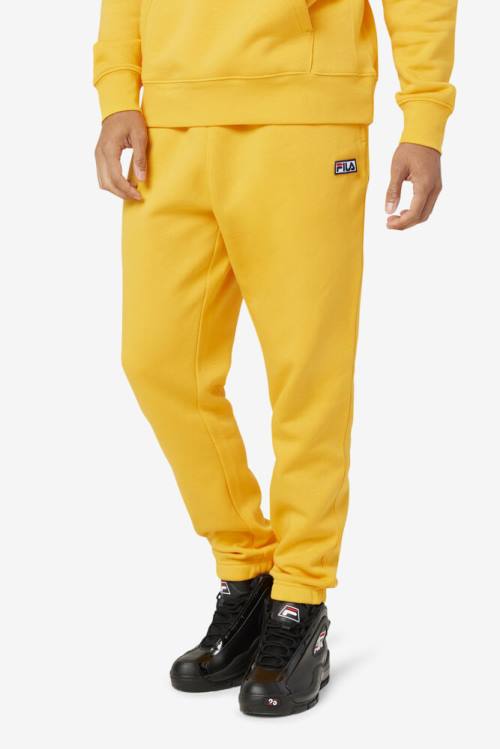 Yellow Men's Fila Garin Jogger Pants | Fila238FO