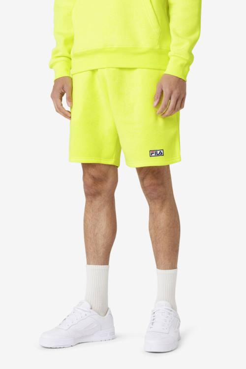 Yellow Men's Fila Kylan Shorts | Fila507XH