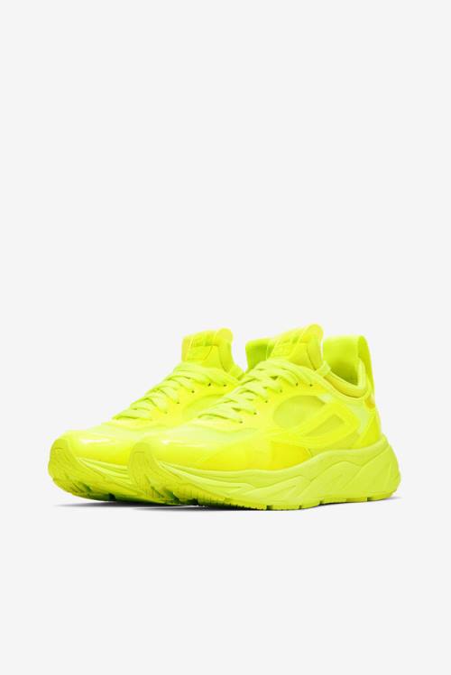 Yellow / White Women's Fila Amore Tl Sneakers | Fila037YK