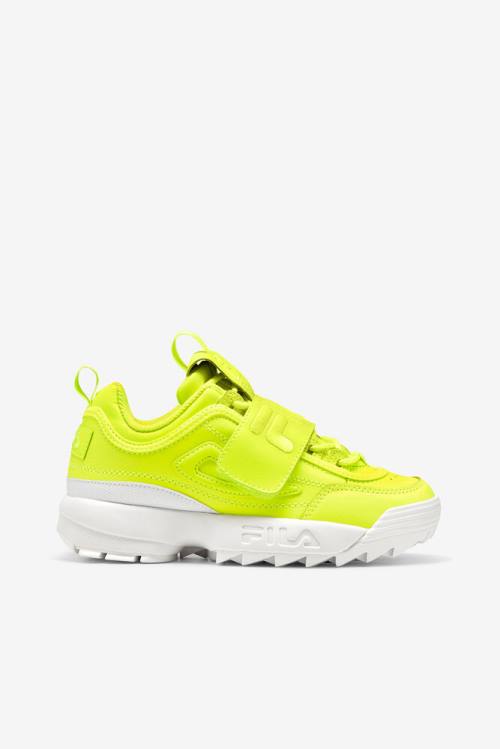 Yellow / White Women\'s Fila Disruptor 2 Applique Sneakers | Fila892WU