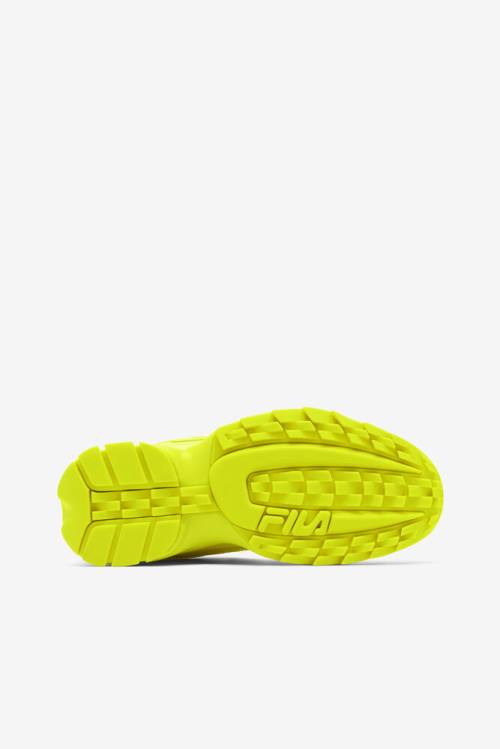 Yellow Women's Fila Disruptor 2 Premium Sneakers | Fila183YL