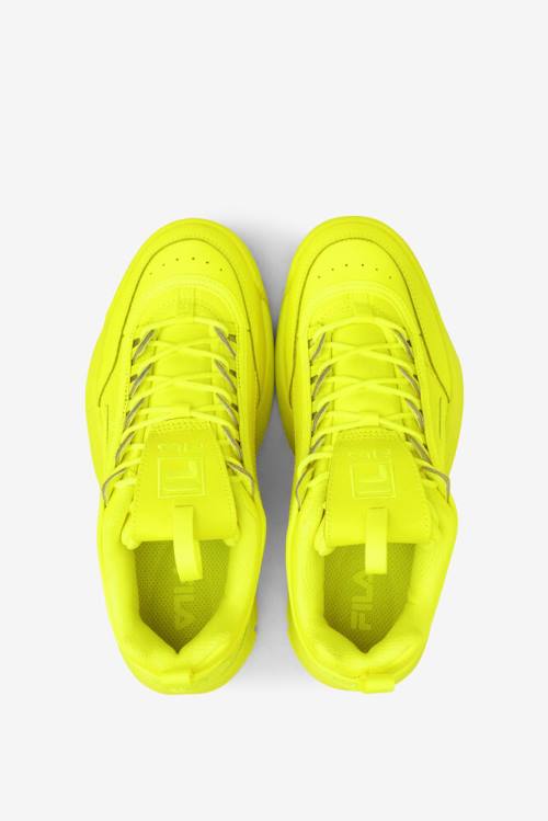 Yellow Women's Fila Disruptor 2 Premium Sneakers | Fila183YL