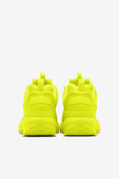 Yellow Women's Fila Disruptor 2 Premium Sneakers | Fila183YL