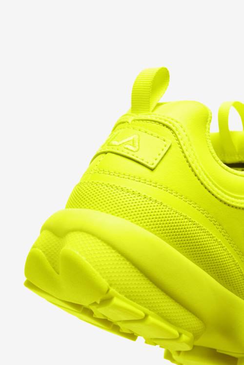 Yellow Women's Fila Disruptor 2 Premium Sneakers | Fila183YL