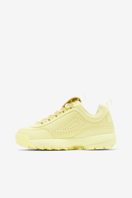 Yellow Women's Fila Disruptor 2 Premium Sneakers | Fila427WR