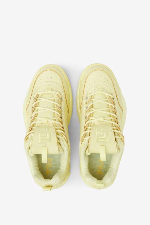 Yellow Women's Fila Disruptor 2 Premium Sneakers | Fila427WR