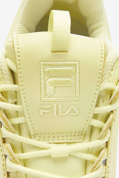 Yellow Women's Fila Disruptor 2 Premium Sneakers | Fila427WR