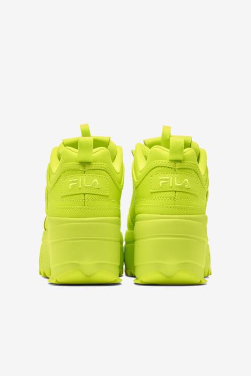 Yellow Women's Fila Disruptor 2 Wedge Sneakers | Fila061NV