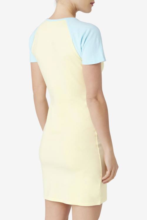 Yellow Women's Fila Kyra Dress | Fila906UE