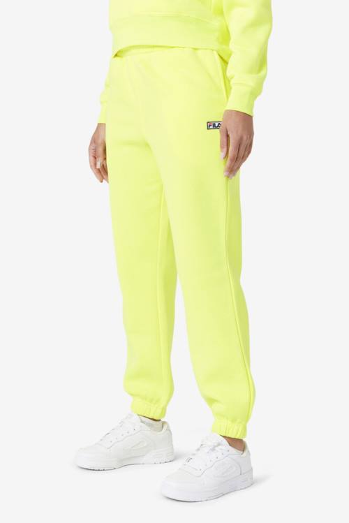 Yellow Women's Fila Lassie Jogger Pants | Fila263GS