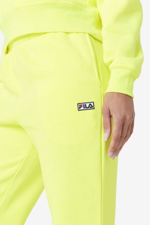 Yellow Women's Fila Lassie Jogger Pants | Fila263GS