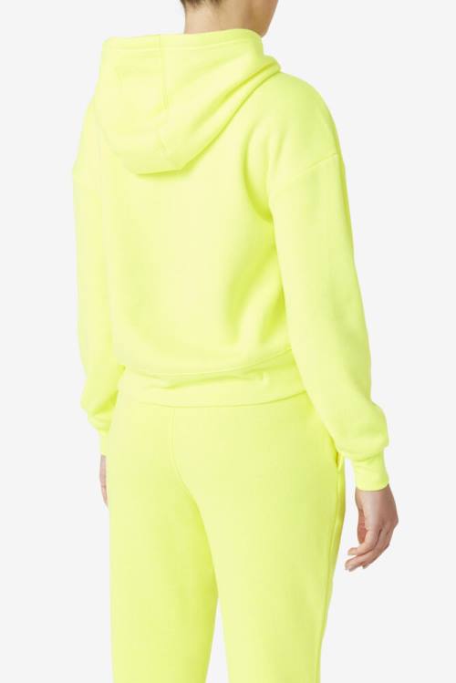 Yellow Women's Fila Marina Hoodie | Fila382GA