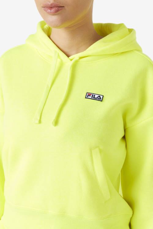 Yellow Women's Fila Marina Hoodie | Fila382GA